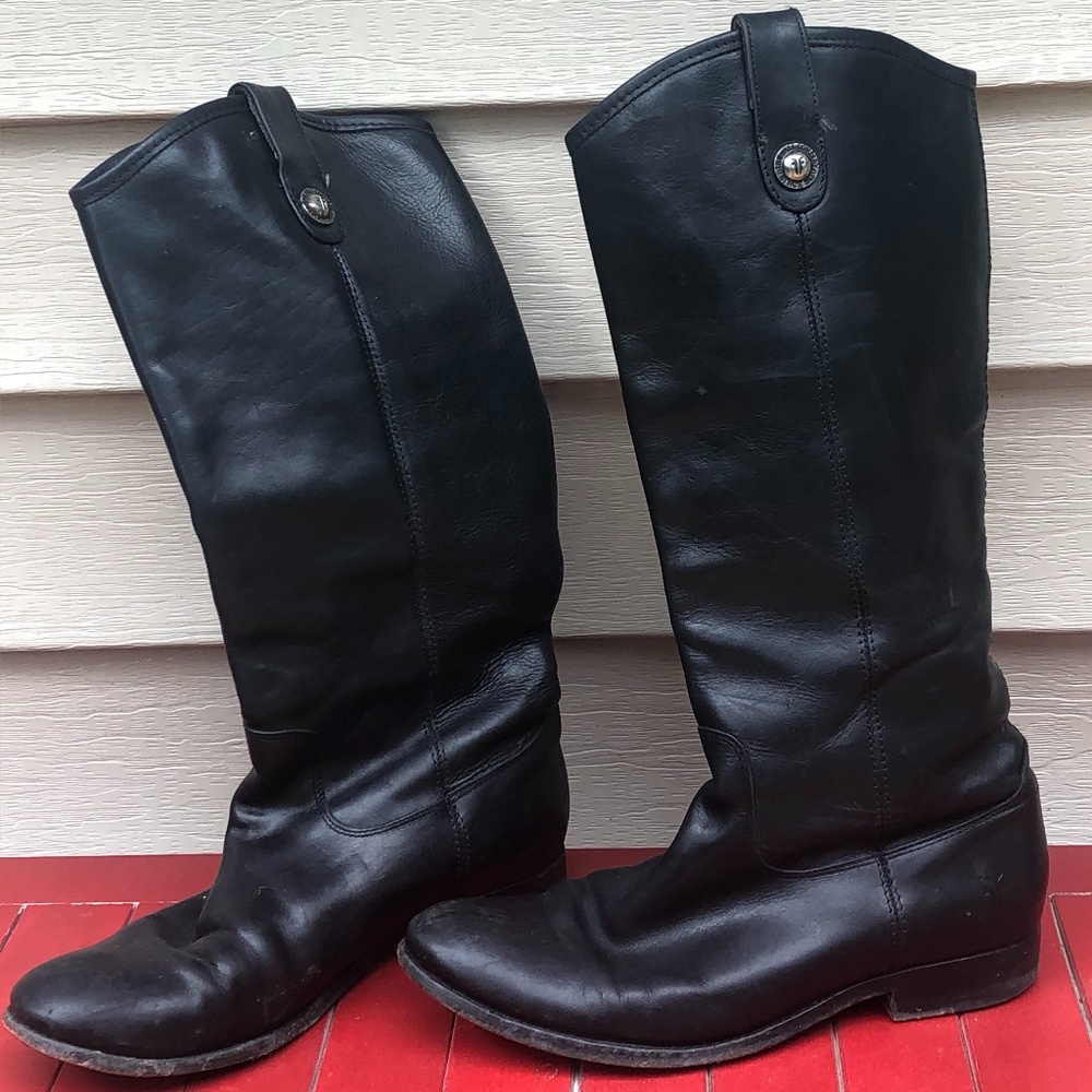 Melissa Button Lug Tall Knee High